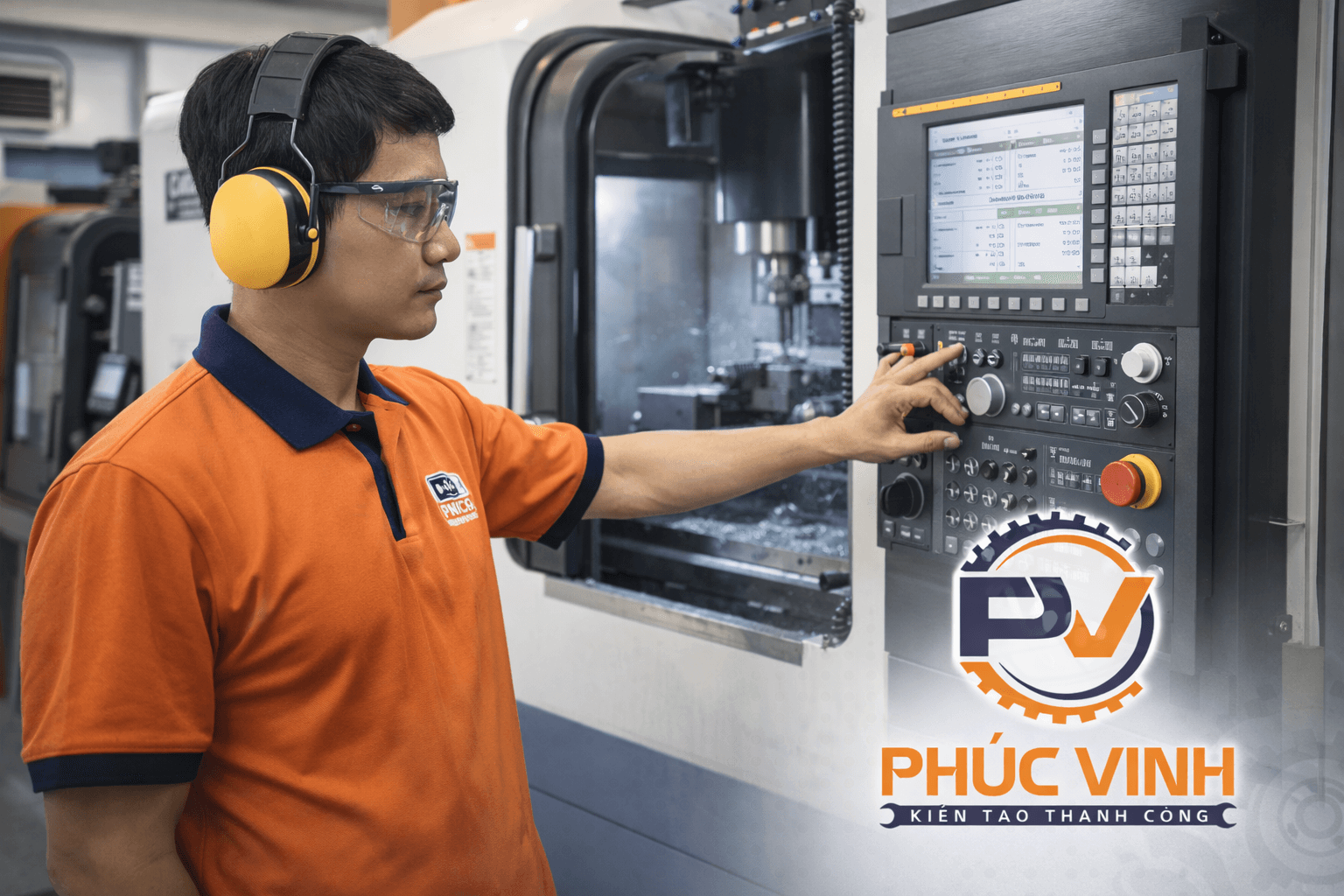 Kỹ thuật viên vận hành máy CNC