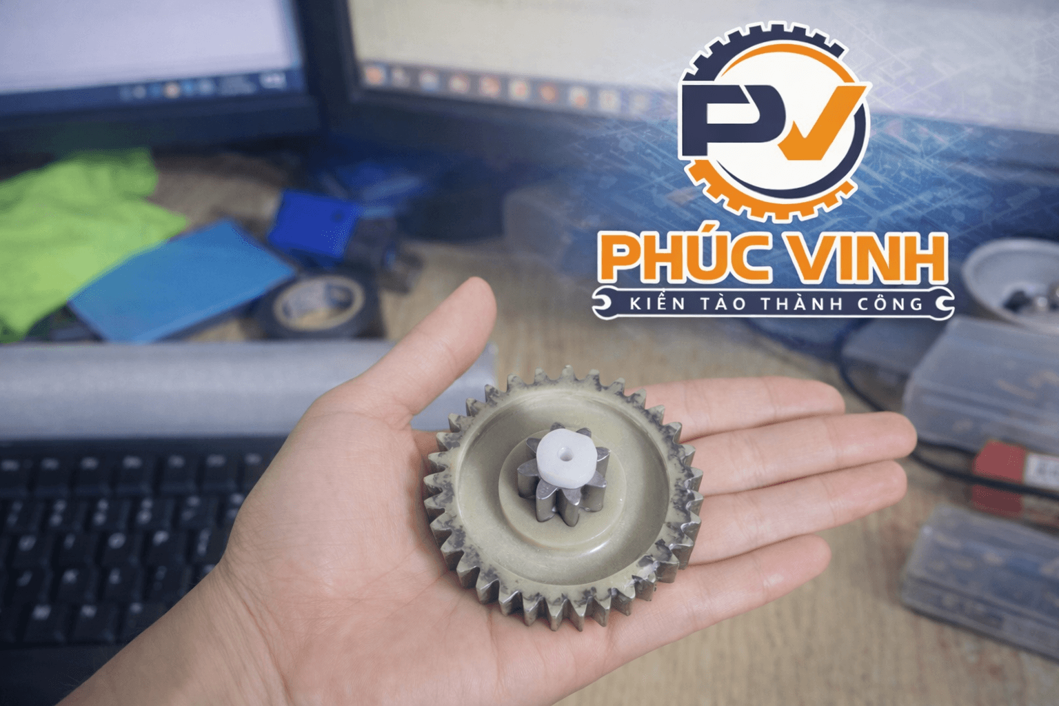 ảnh bánh răng tại xưởng