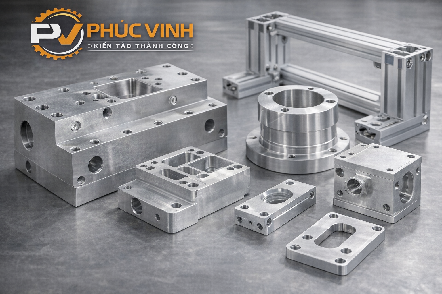 Linh kiện ở xưởng Phúc VInh