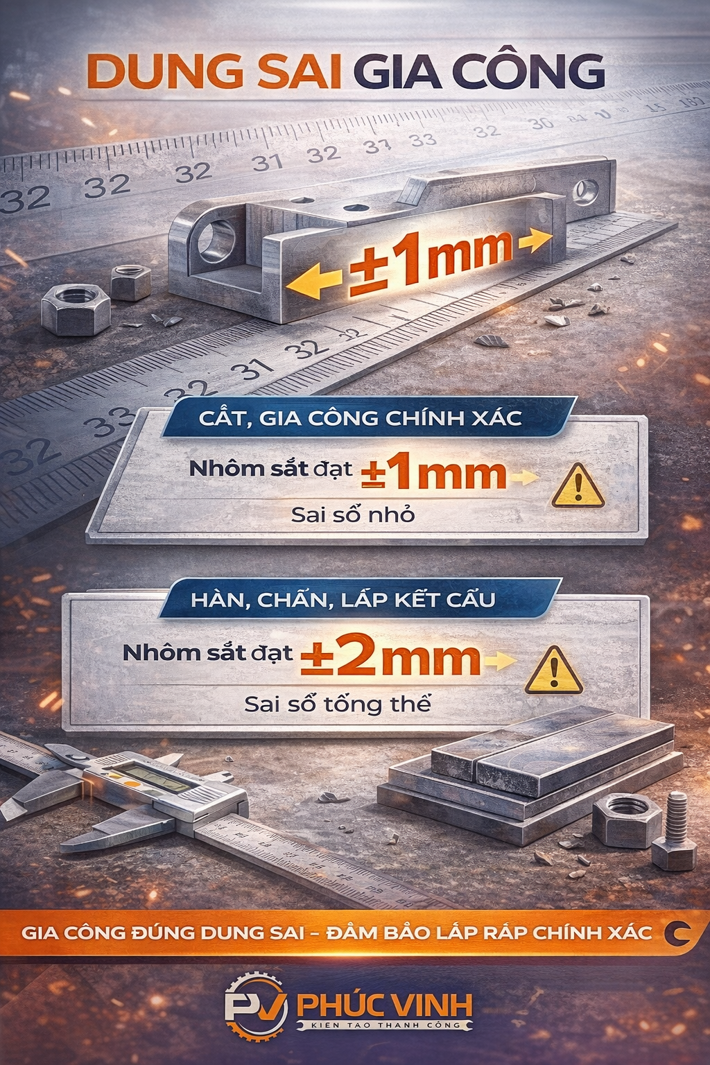 Dung sai gia công chính xác
