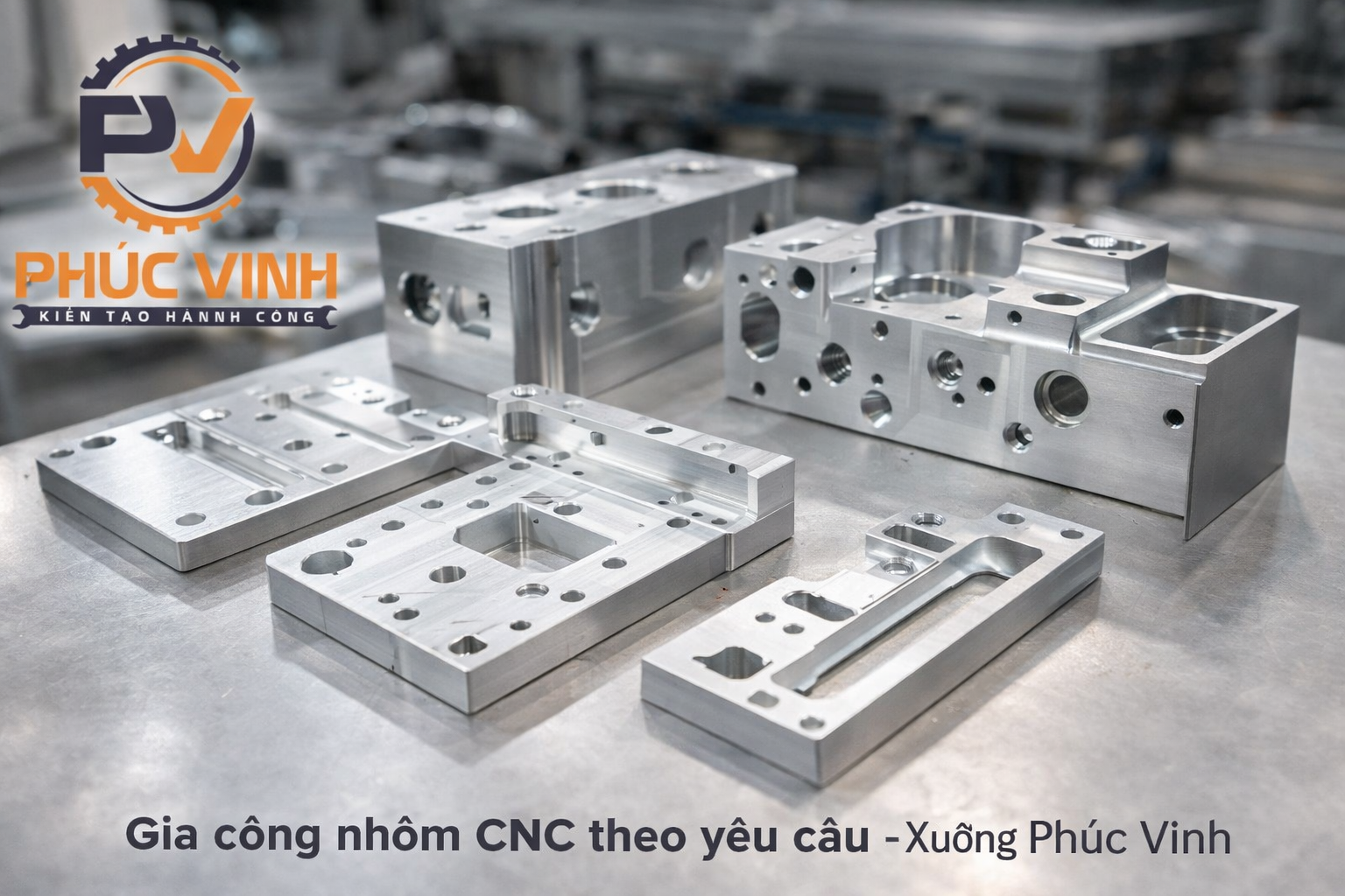 Gia công nhôm CNC tại Phúc Vinh