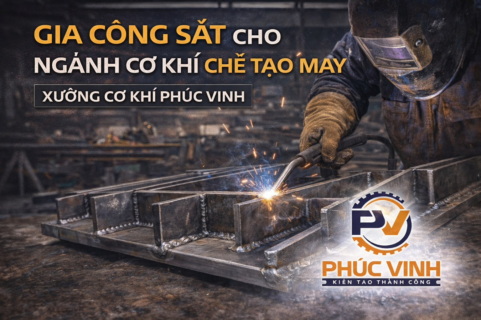 Gia công sắt tại xưởng cơ khí