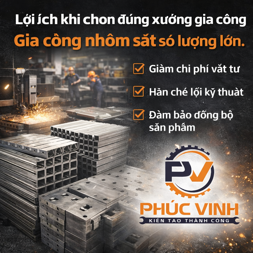 Lợi ích khi chọn xưởng gia công