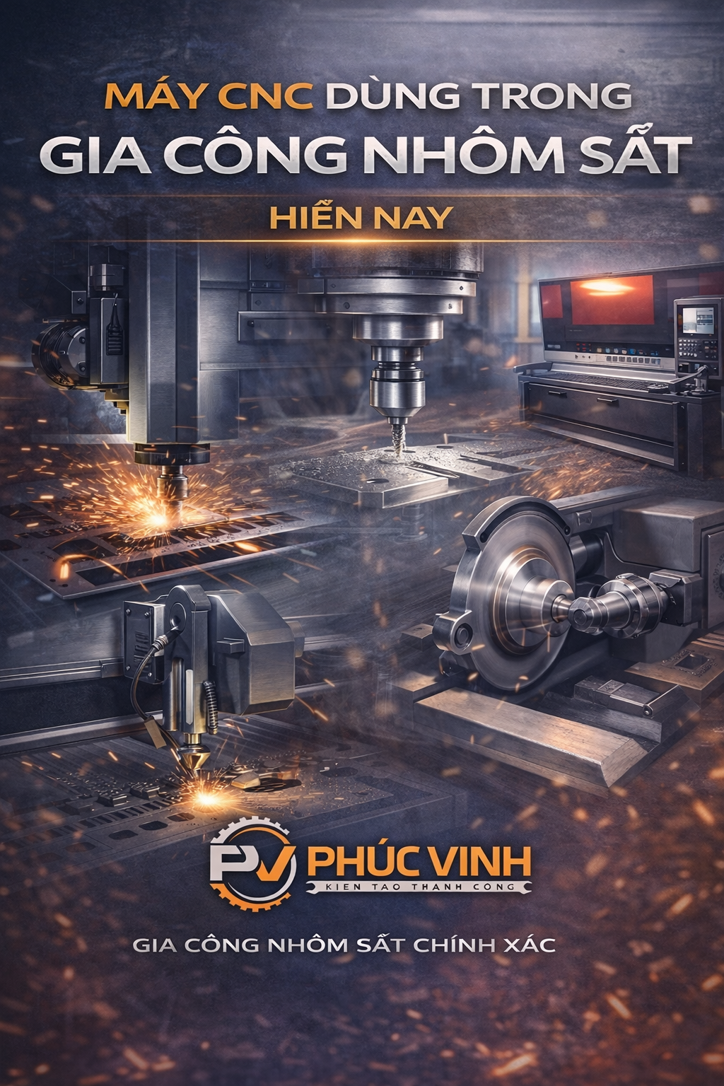 Máy CNC gia công nhôm sắt