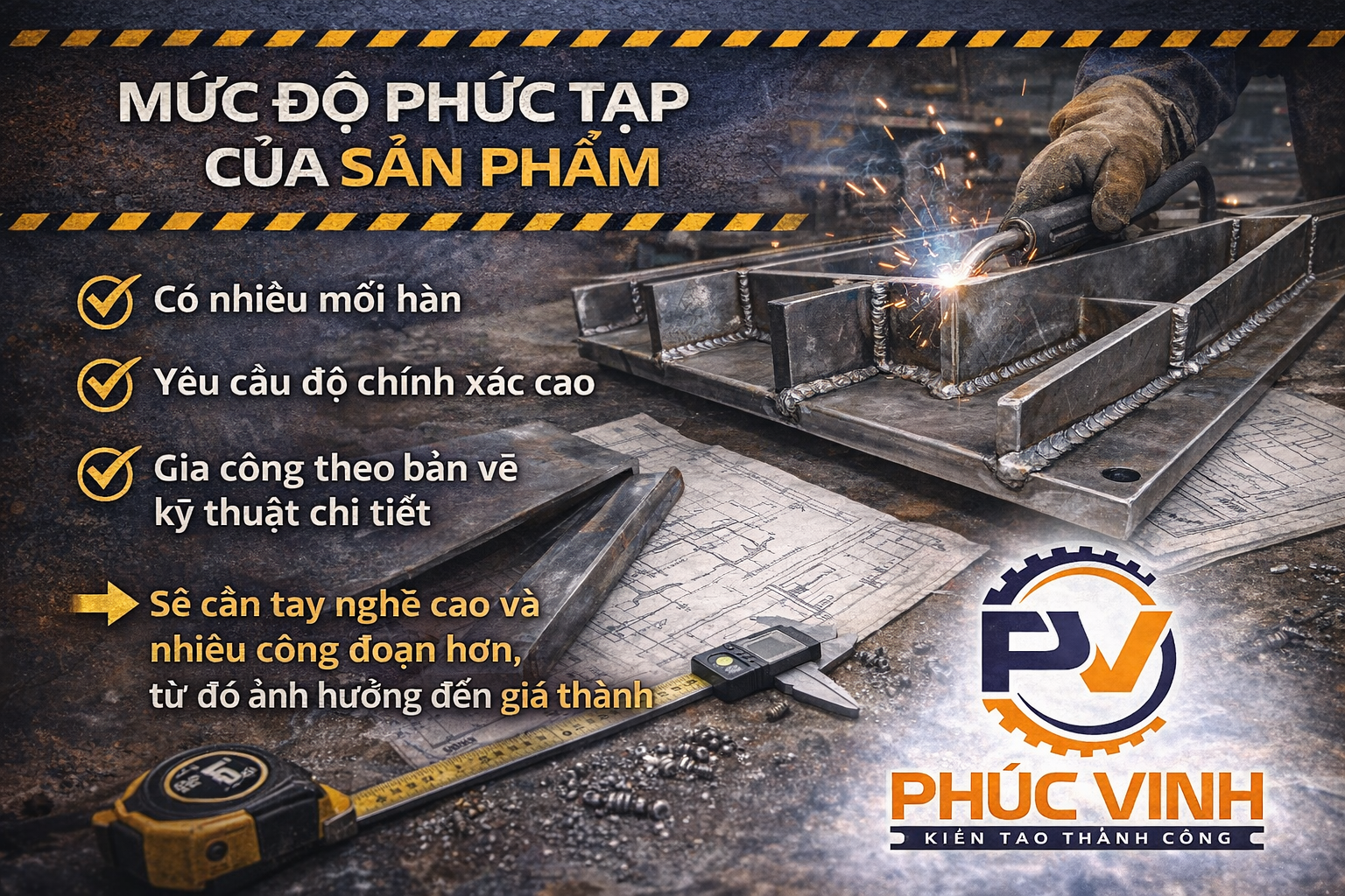 Mức độ phức tạp trong gia công